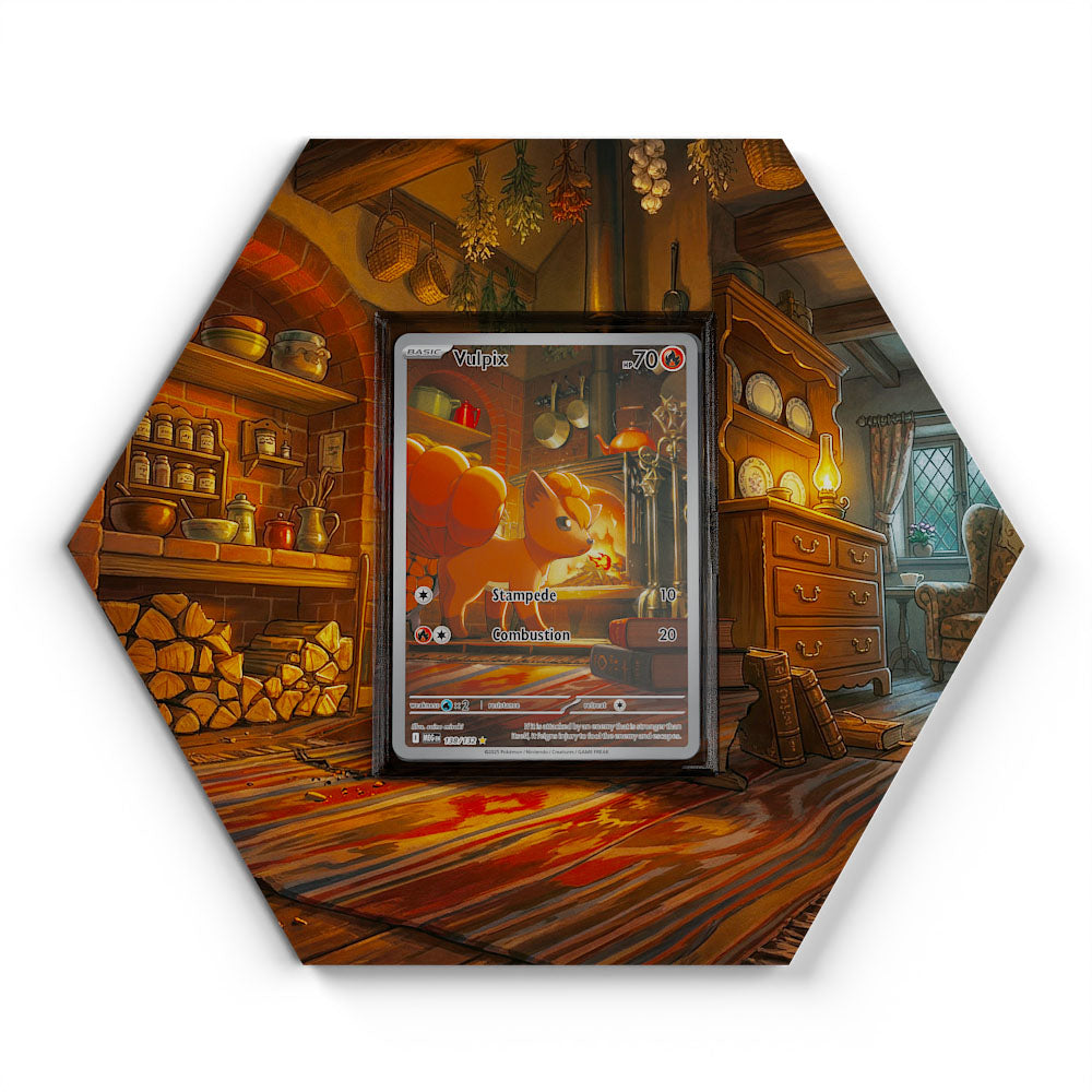 138/132 Vulpix - Extended Artwork Pokemon Card Display