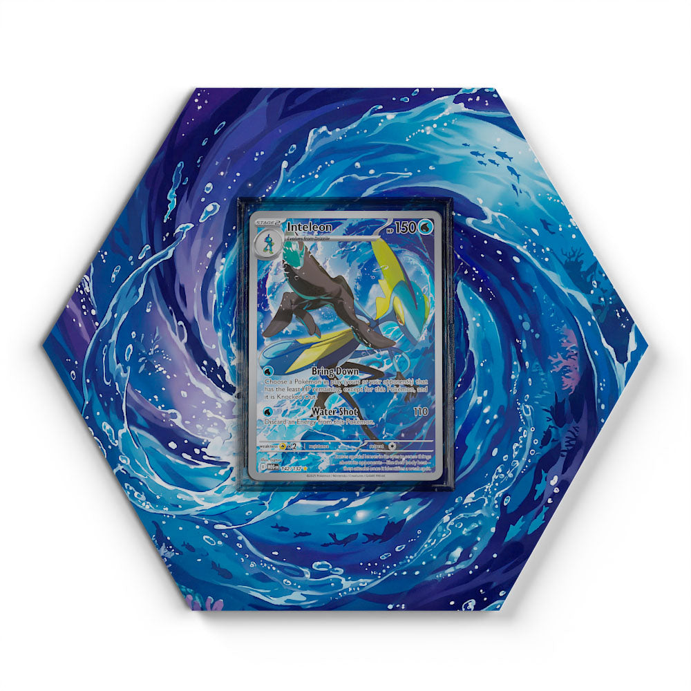 142/132 Inteleon - Extended Artwork Pokemon Card Display