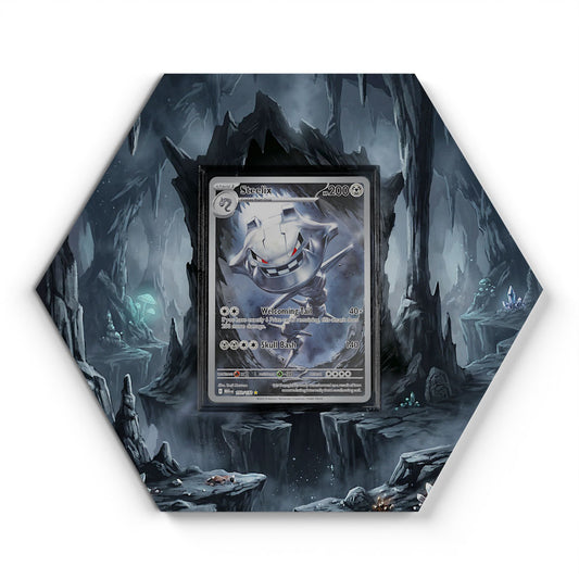 150/132 Steelix - Extended Artwork Pokemon Card Display