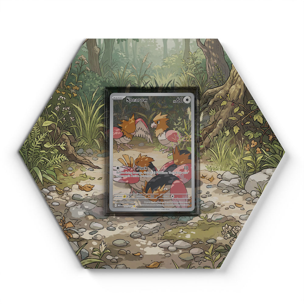 151/132 Spearow - Extended Artwork Pokemon Card Display