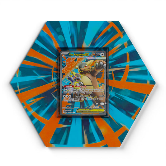 164/132 Mega Kangaskhan EX - Extended Artwork Pokemon Card Display