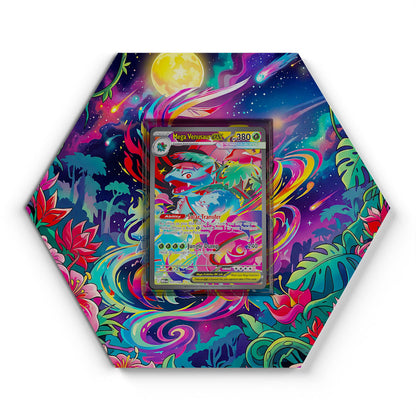 177/132 Mega Venusaur EX - Extended Artwork Pokemon Card Display