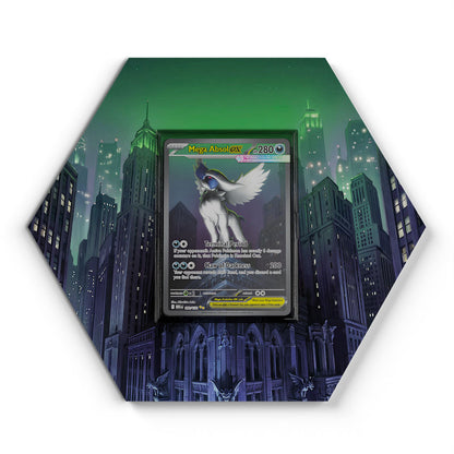 180/132 Mega Absol EX - Extended Artwork Pokemon Card Display