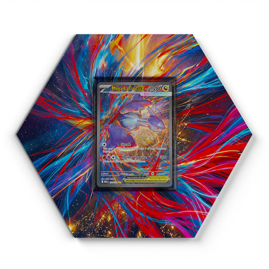 181/132 Mega Latias EX - Extended Artwork Pokemon Card Display