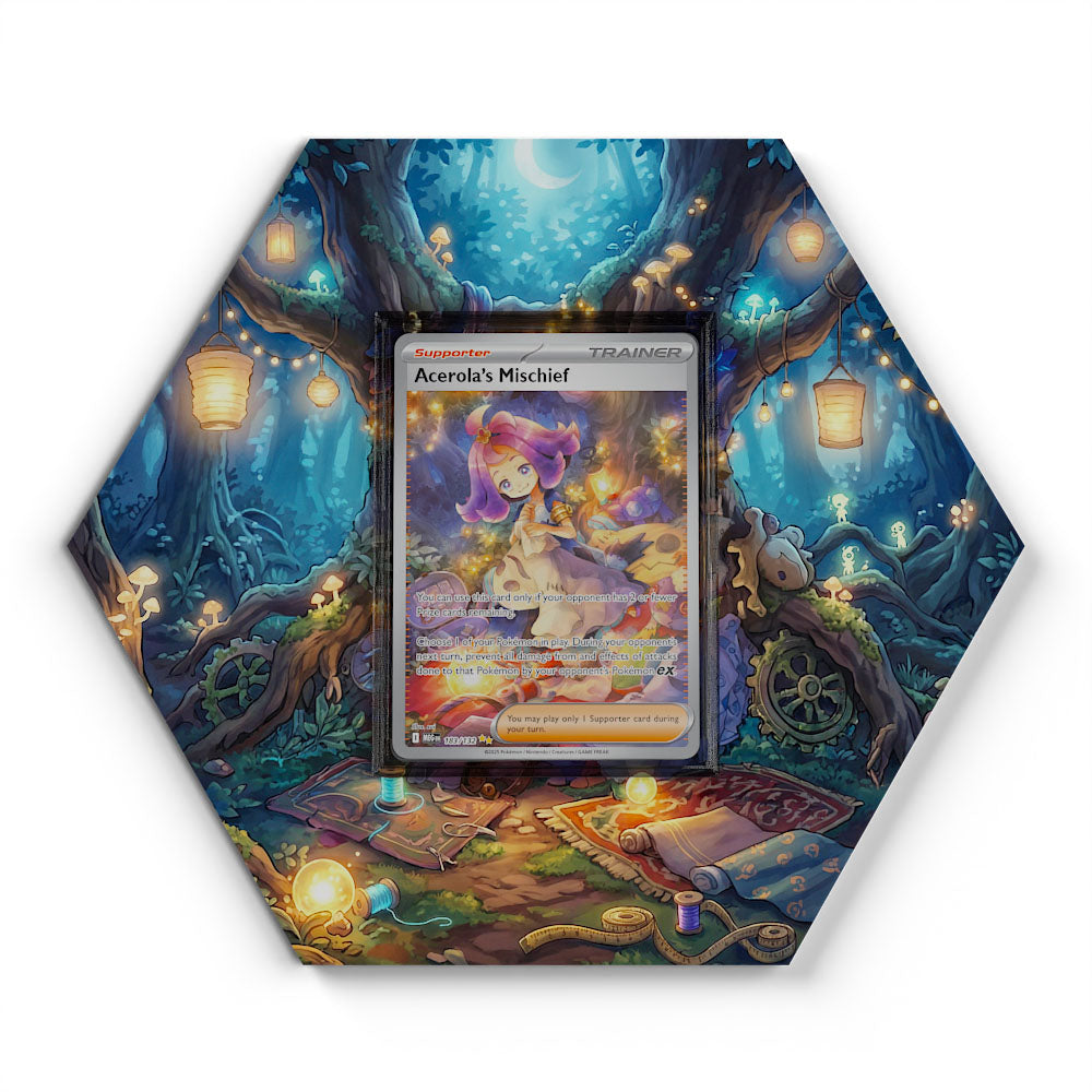 183/132 Acerola's Mischief - Extended Artwork Pokemon Card Display