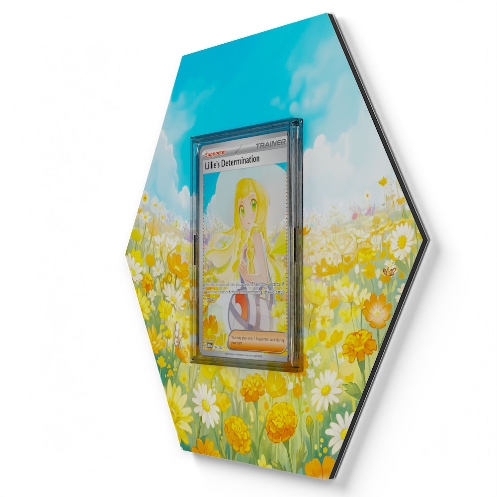184/132 Lillie's Determination - Extended Artwork Pokemon Card Display