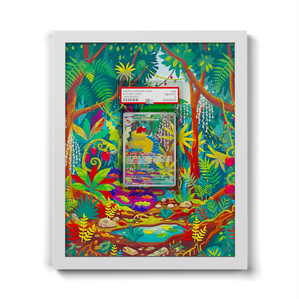 132/086 Archeops - Extended Artwork Framed Pokemon Card Display