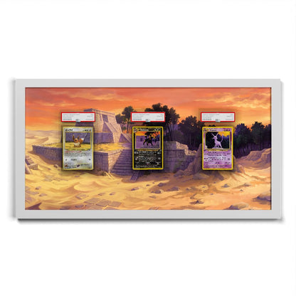 133 Eevee, 32 Umbreon & 20 Espeon - Connected Extended Artwork Trading Card Frame