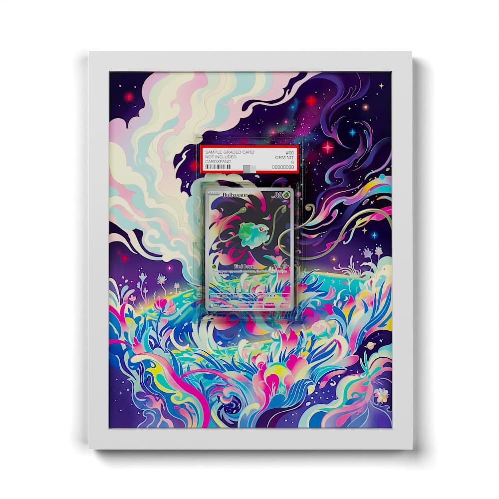 133 Bulbasaur - Extended Artwork Framed Pokemon Card Display