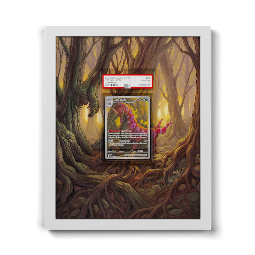 134/086 Scolipede - Extended Artwork Framed Pokemon Card Display