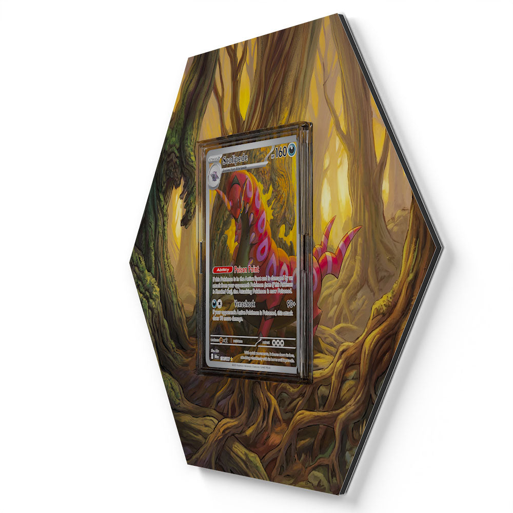 134/086 Scolipede - Extended Artwork Pokemon Card Display