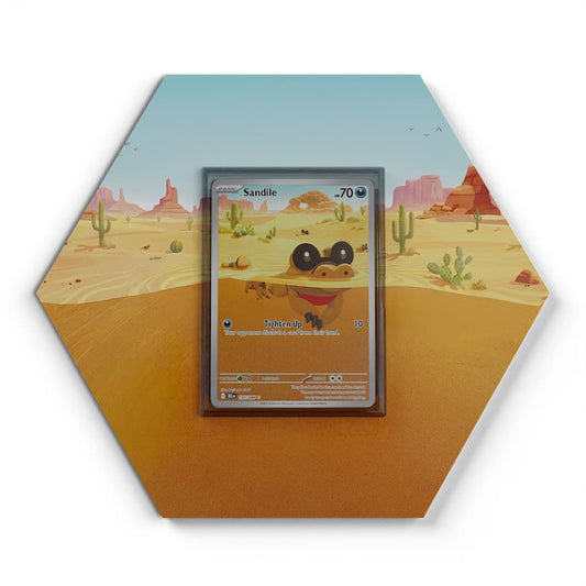 135/086 Sandile - Extended Artwork Pokemon Card Display