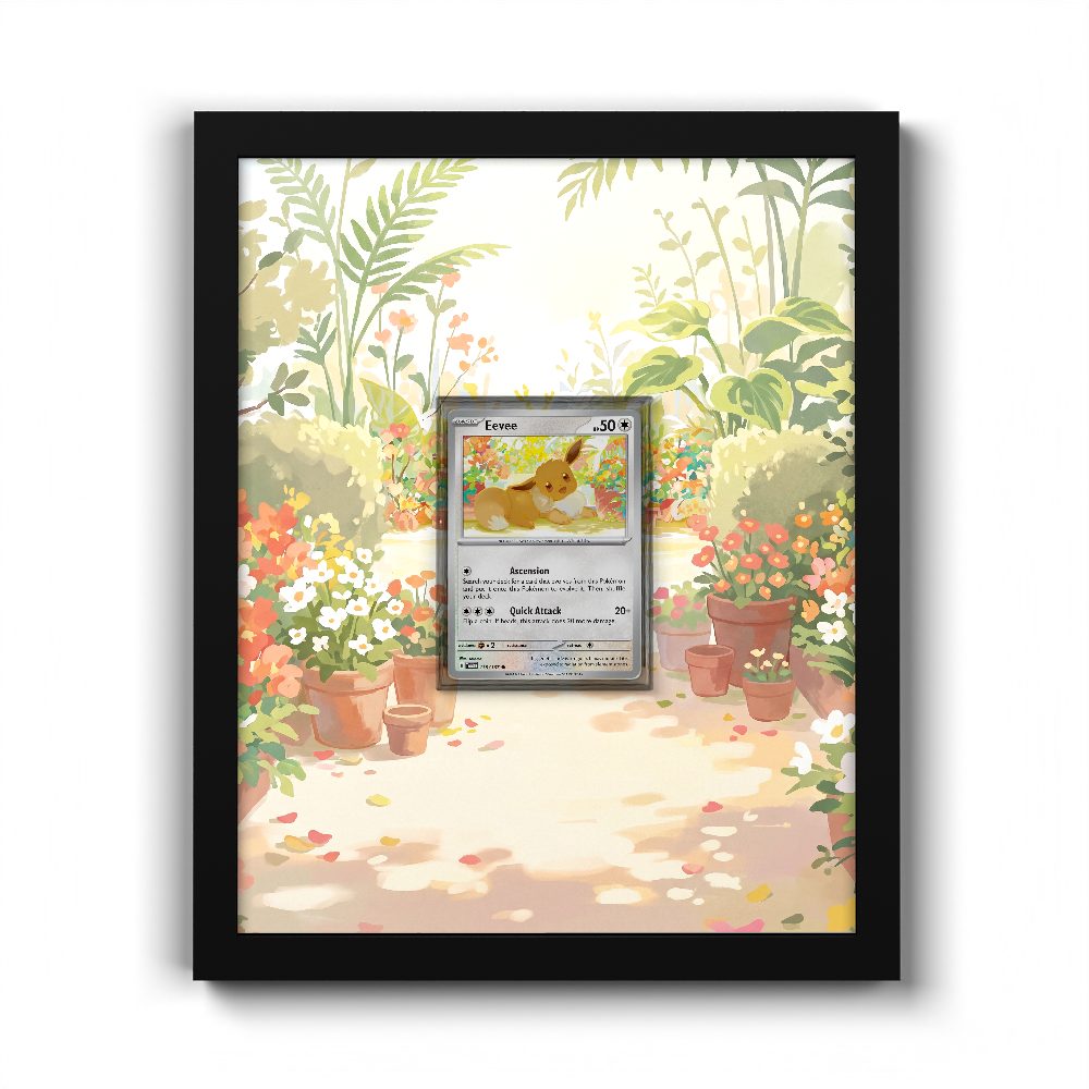 135/167 Eevee - Extended Artwork Pokemon Card Frame