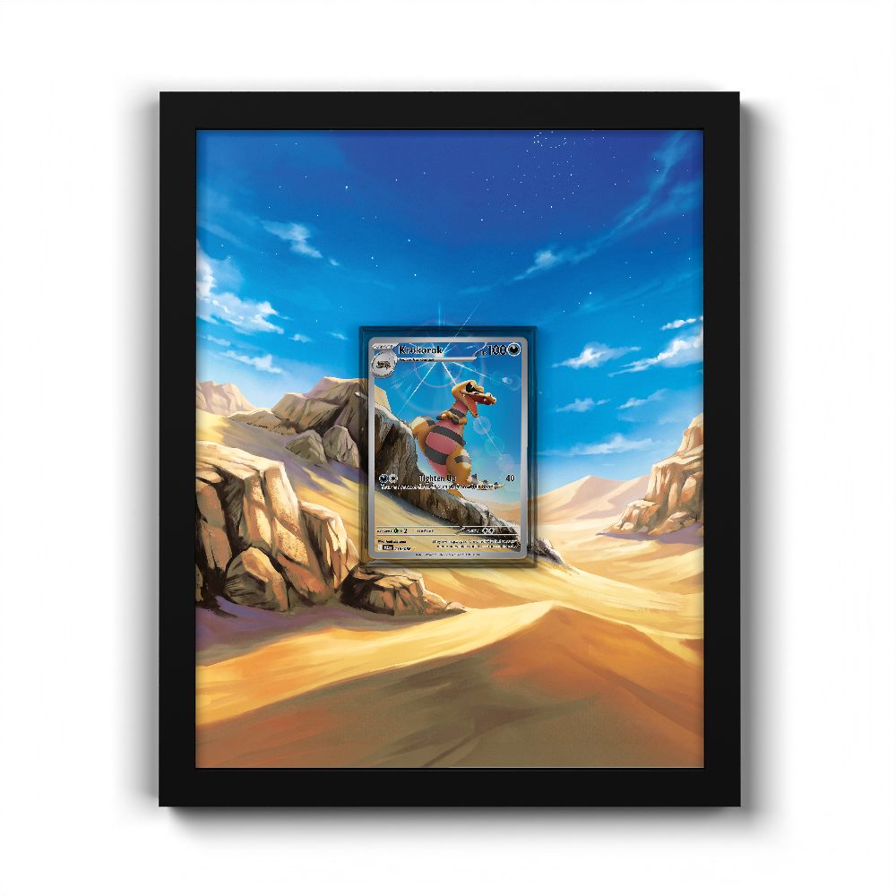 136/086 Krokorok - Extended Artwork Pokemon Card Frame