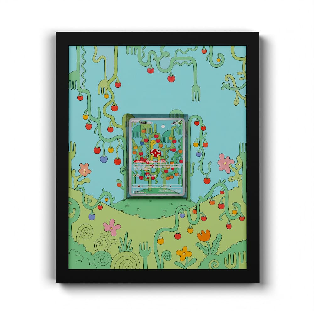 136 Shuckle - Extended Artwork Framed Pokemon Card Display