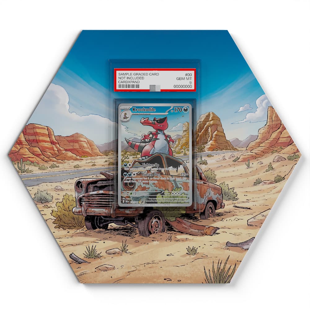 137/086 Krookodile - Extended Artwork Pokemon Card Display