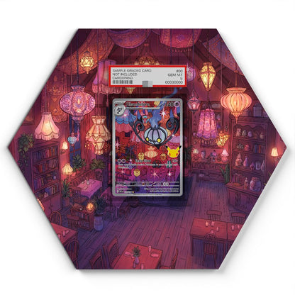 137/128 Chandelure - Extended Artwork Pokemon Card Display