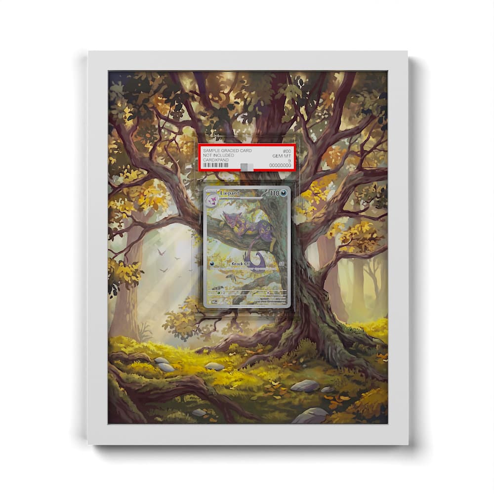137/086 Liepard - Extended Artwork Framed Pokemon Card Display