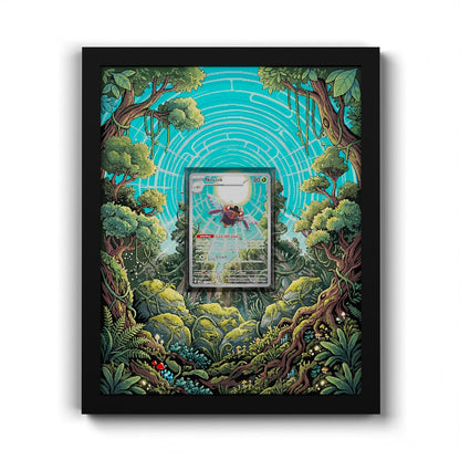 137 Ninjask - Extended Artwork Framed Pokemon Card Display