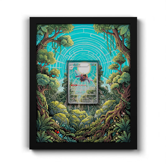 137 Ninjask - Extended Artwork Framed Pokemon Card Display