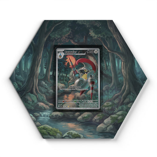 138/086 Escavalier - Extended Artwork Pokemon Card Display