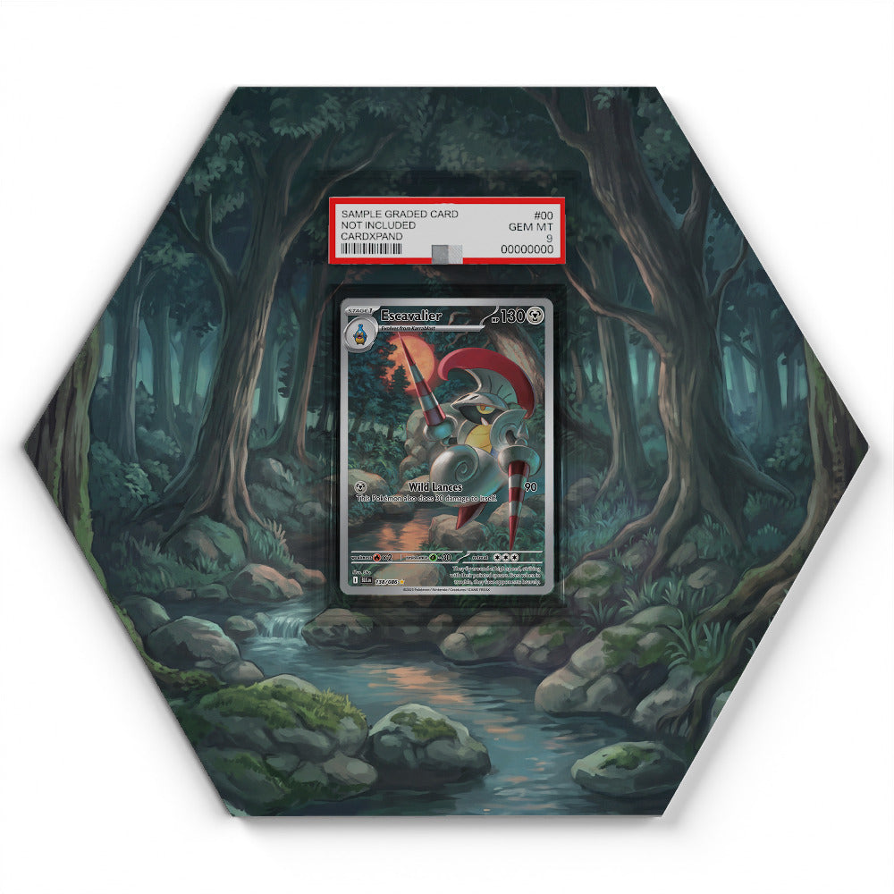 138/086 Escavalier - Extended Artwork Pokemon Card Display