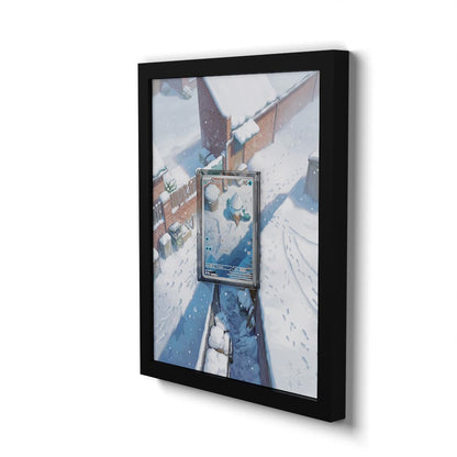 140 Snover - Extended Artwork Framed Pokemon Card Display