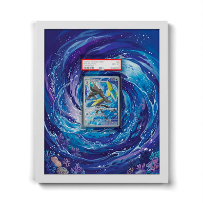 142 Inteleon - Extended Artwork Framed Pokemon Card Display