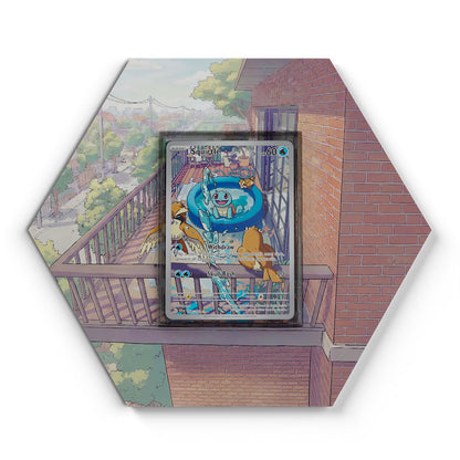 148/142 Squirtle - Extended Artwork Pokemon Card Display