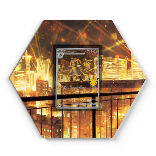 143/128 Kommo-o - Extended Artwork Pokemon Card Display