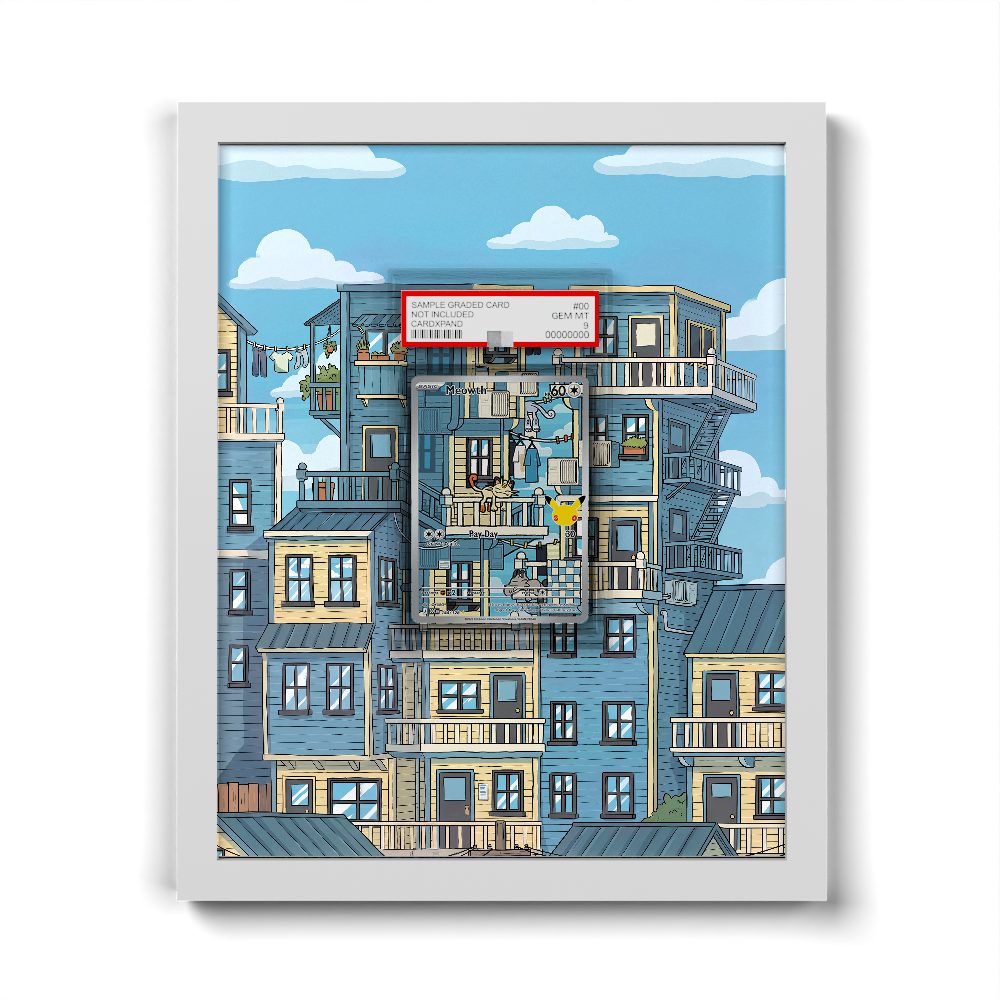 144/128 Meowth - Extended Artwork Pokemon Card Frame