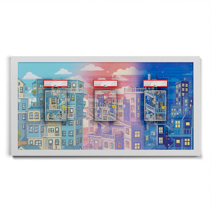 144 Meowth, 141 Galarian Meowth & 139 Alolan Meowth - Connected Extended Artwork Pokemon Card Frame