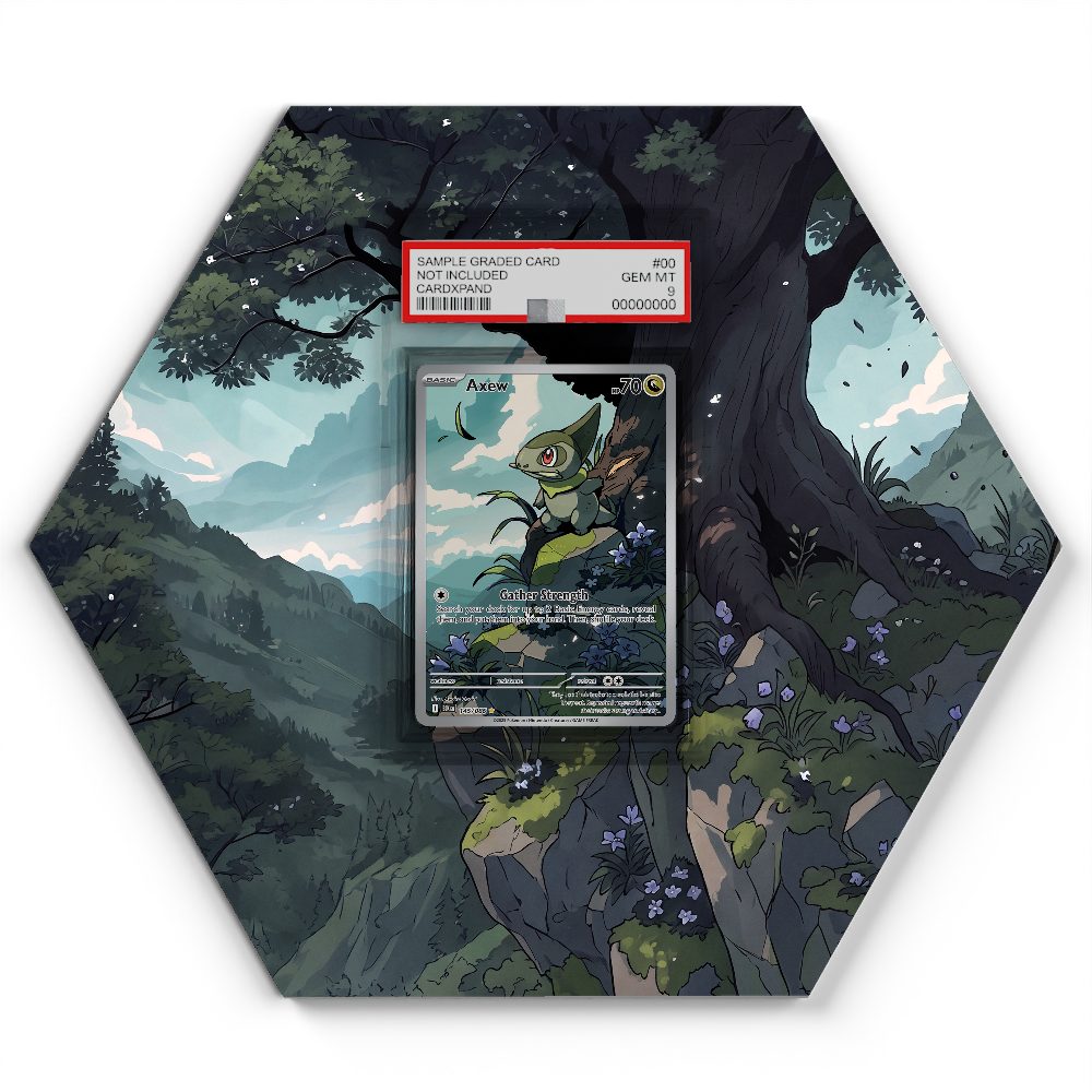 145/086 Axew - Extended Artwork Pokemon Card Display