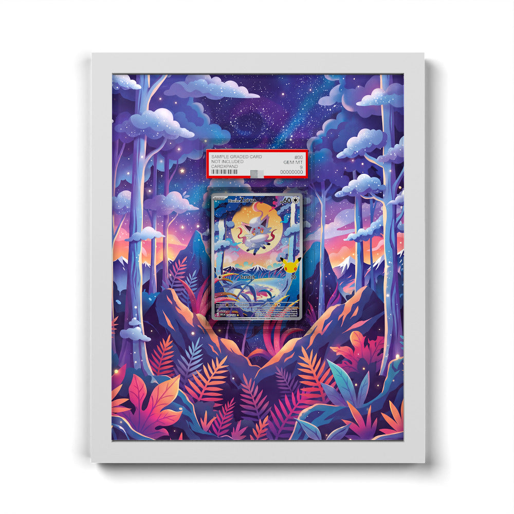 145/128 Hisuian Zorua - Extended Artwork Pokemon Card Frame