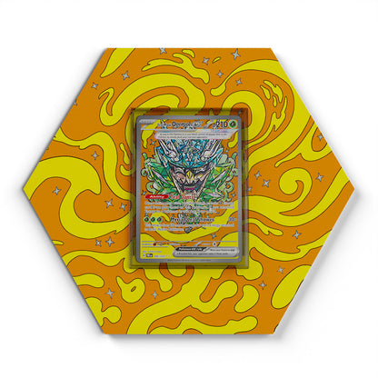 145/131 Teal Mask Ogerpon EX - Extended Artwork Pokemon Card Display