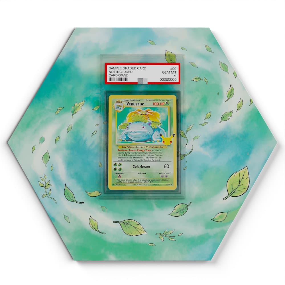 15/102 Venusaur - Extended Artwork Pokemon Card Display