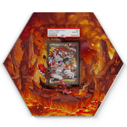15/34 Team Magmas Groudon EX - Extended Artwork Pokemon Card Display