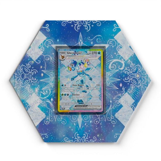 150/131 Glaceon EX - Extended Artwork Pokemon Card Display