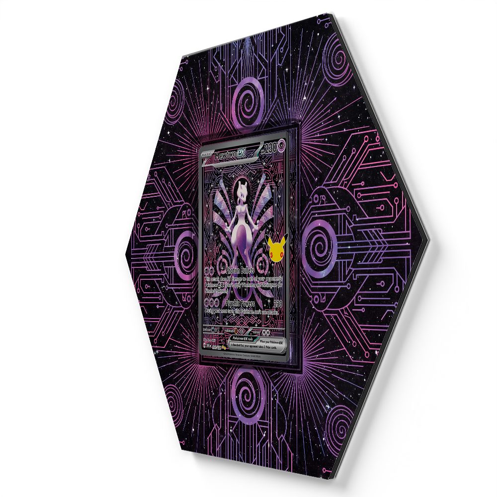 151/128 Mewtwo ex - Extended Artwork Pokemon Card Display