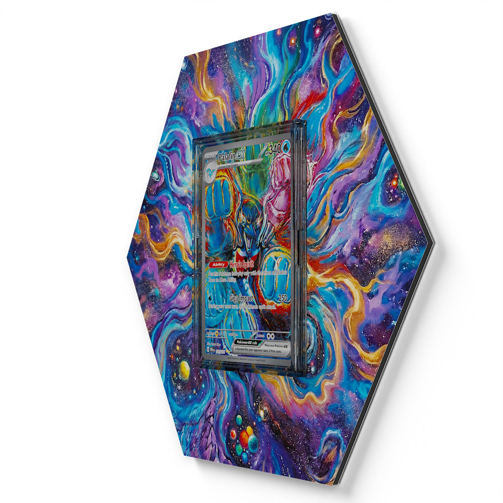 151/131 Palafin EX - Extended Artwork Pokemon Card Display