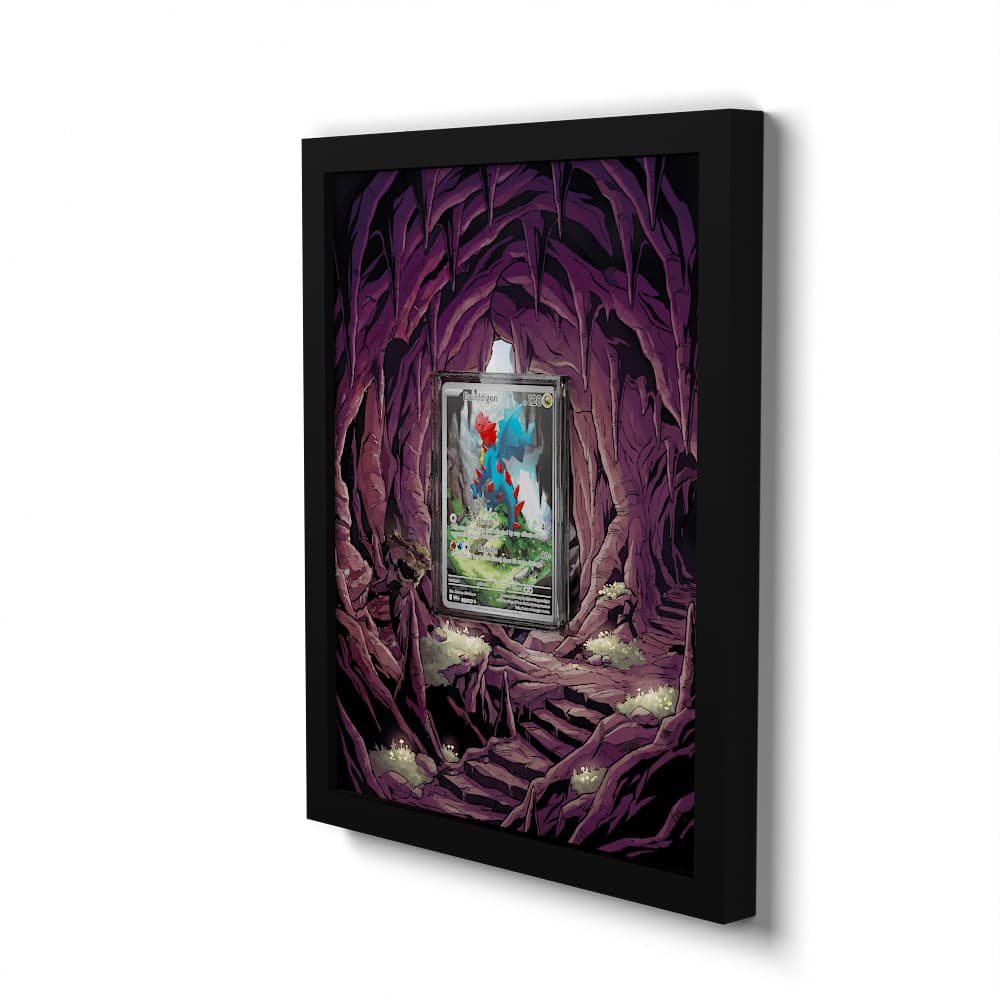 151/086 Druddigon - Extended Artwork Framed Pokemon Card Display
