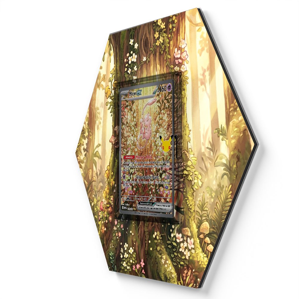 152/128 Mew EX - Extended Artwork Pokemon Card Display
