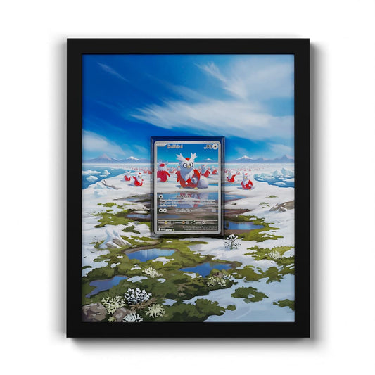 152 Delibird - Extended Artwork Framed Pokemon Card Display