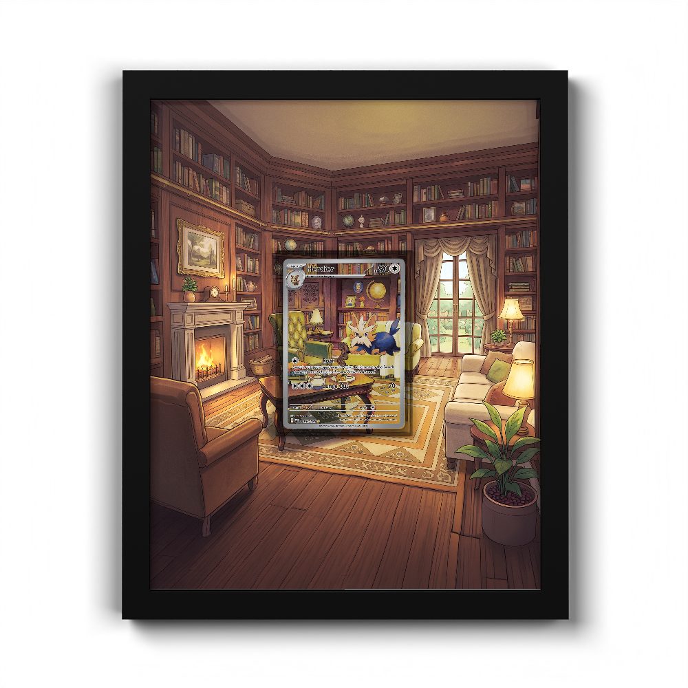 154/086 Herdier - Extended Artwork Pokemon Card Frame