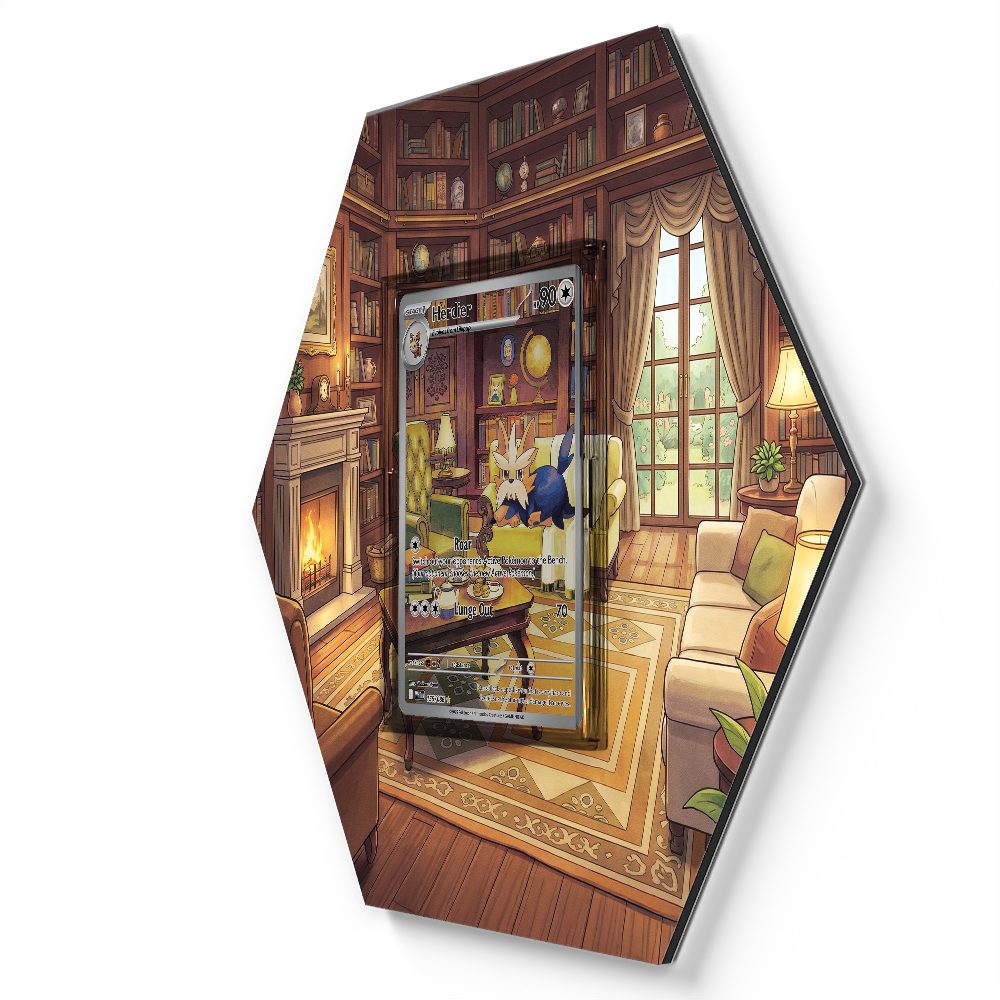 154/086 Herdier - Extended Artwork Pokemon Card Display