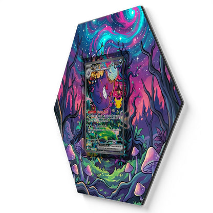154/128 Gengar ex - Extended Artwork Pokemon Card Display