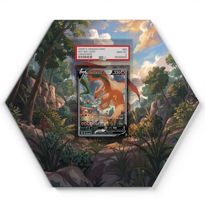 154/172 Charizard V - Extended Artwork Pokemon Card Display