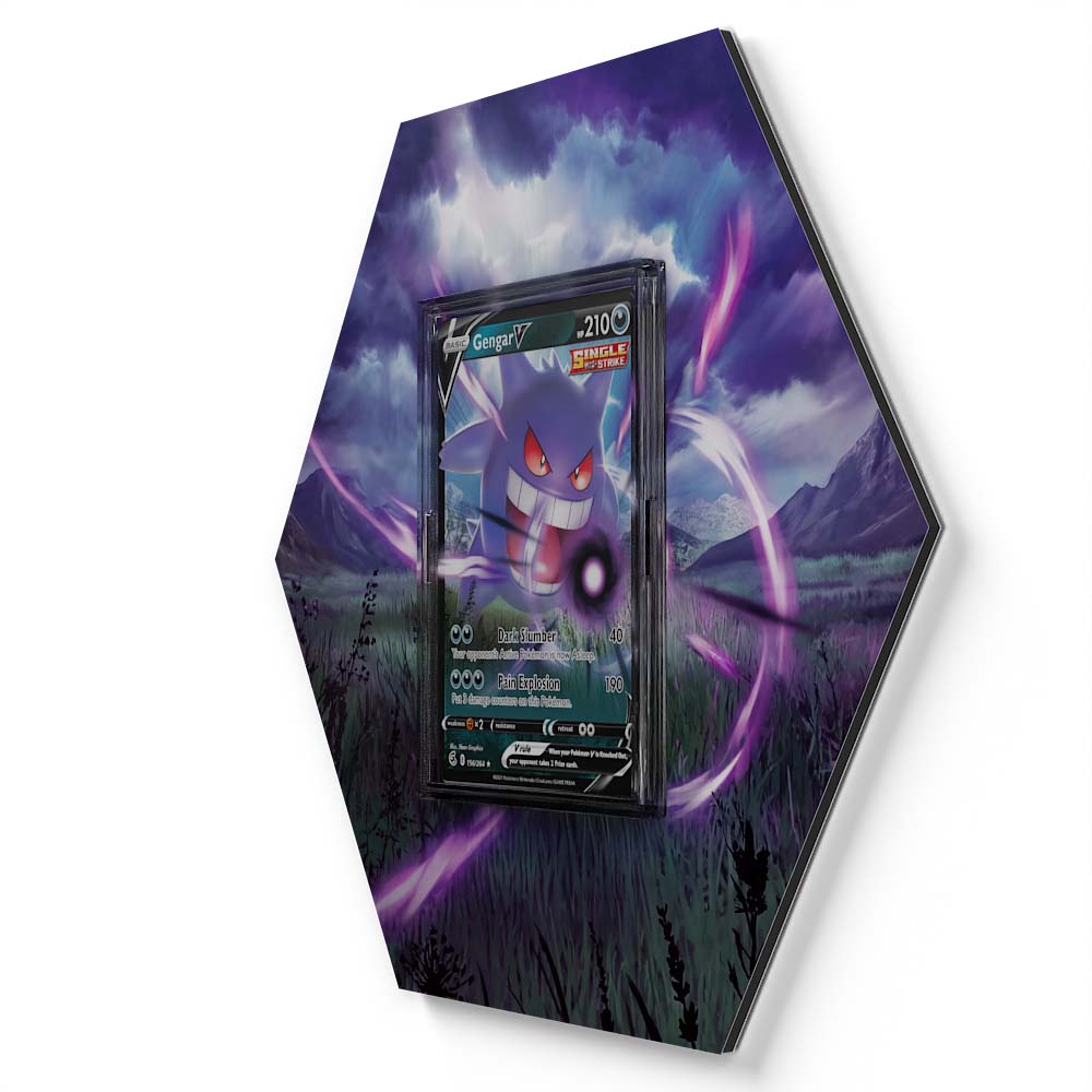 156/264 Gengar V - Extended Artwork Pokemon Card Display