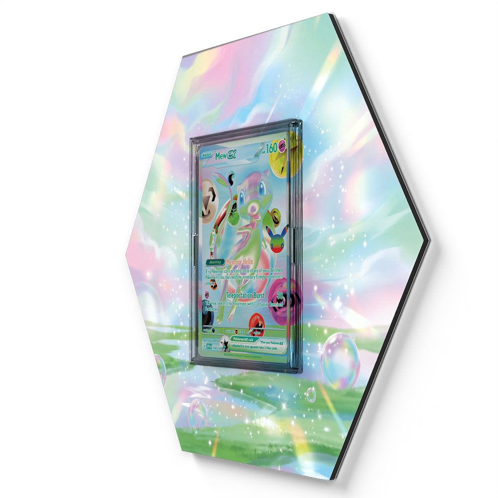 158/128 Mew ex - Extended Artwork Pokemon Card Display