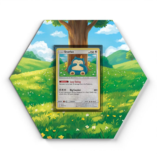 158/214 Snorlax - Extended Artwork Pokemon Card Display